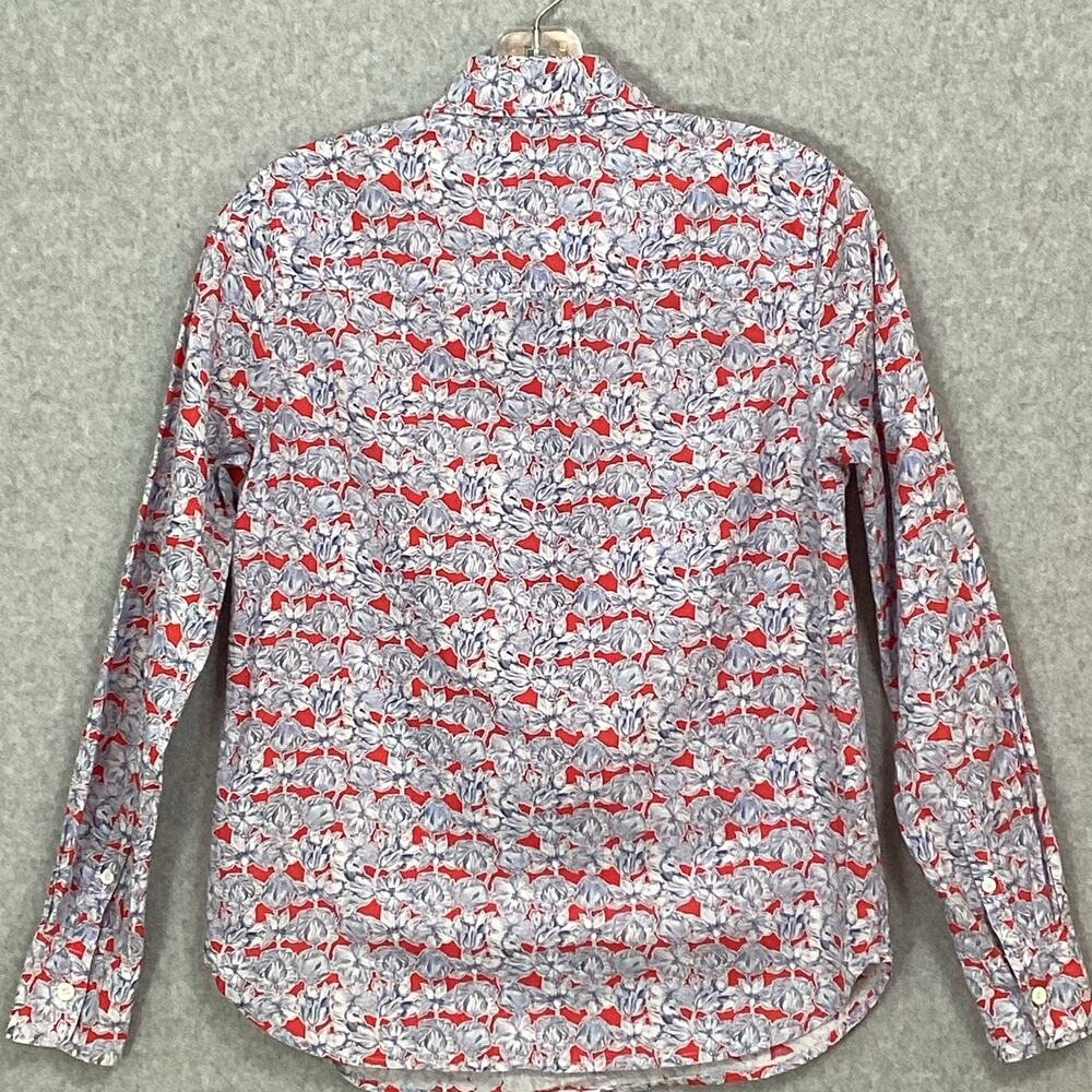 J Crew x Liberty Art Fabric Size 0 Matilda Tulip Floral Print Popover Blouse - Picture 6 of 16